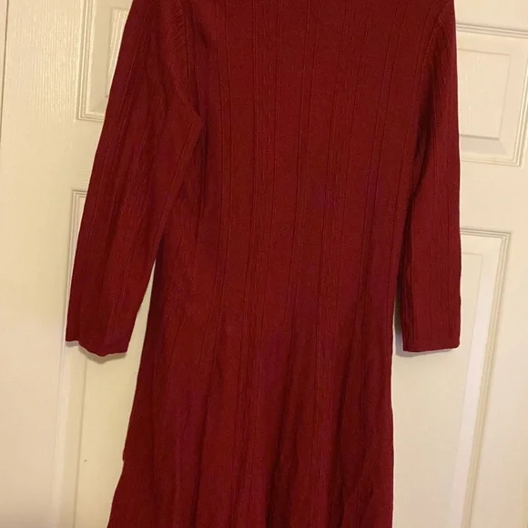 DANA BUCHMAN - BURGUNDY DRESS - Picture 3 of 3